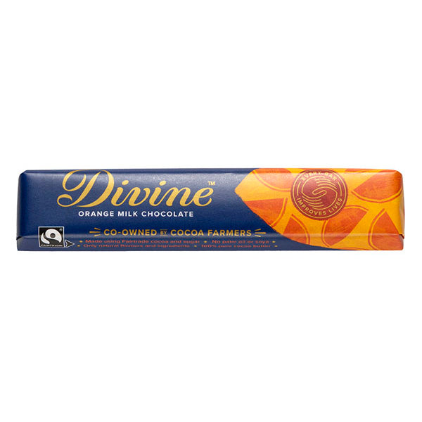 Divine Milk Chocolate with Orange 35g
