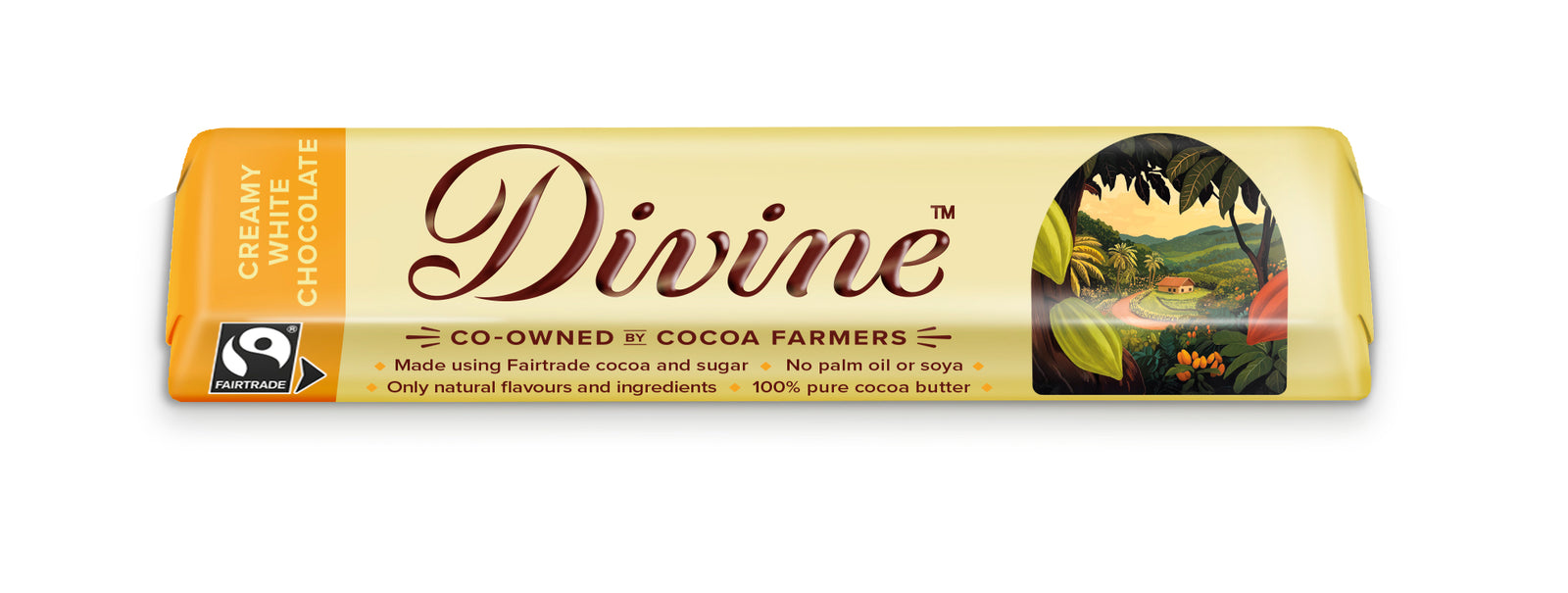 Divine Creamy White Chocolate, 35g