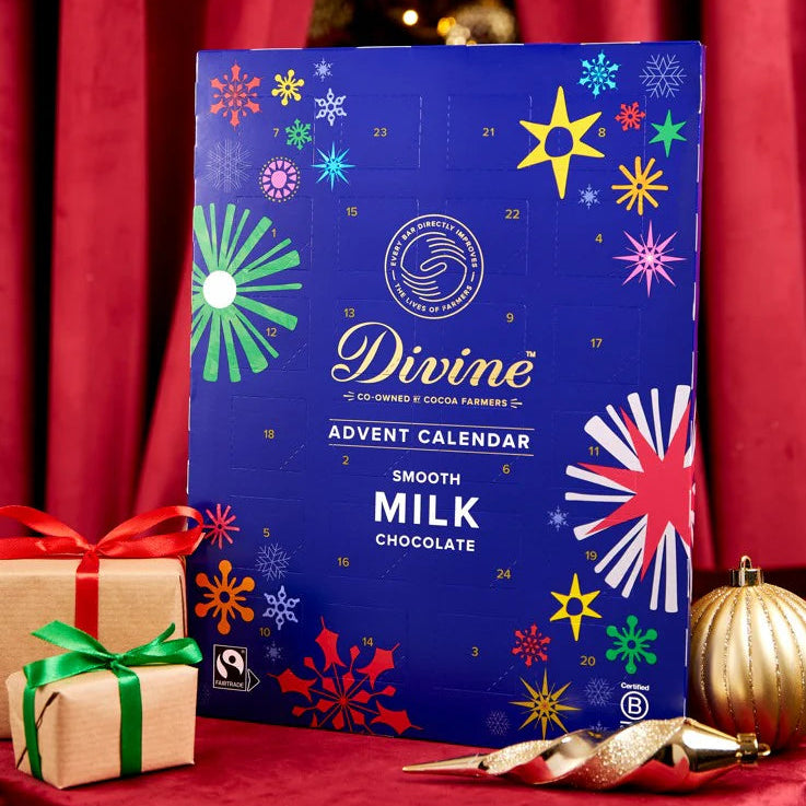 Divine Adventskalender mjölkchoklad, 85g