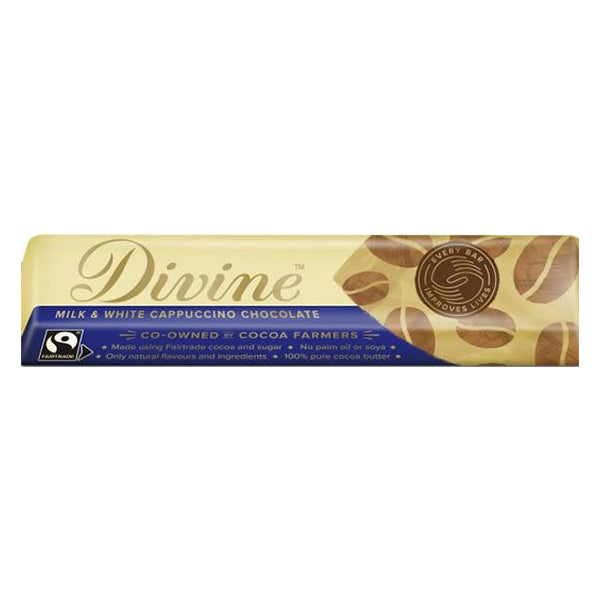 Divine Milk & White Chocolate Cappuccino, 35g