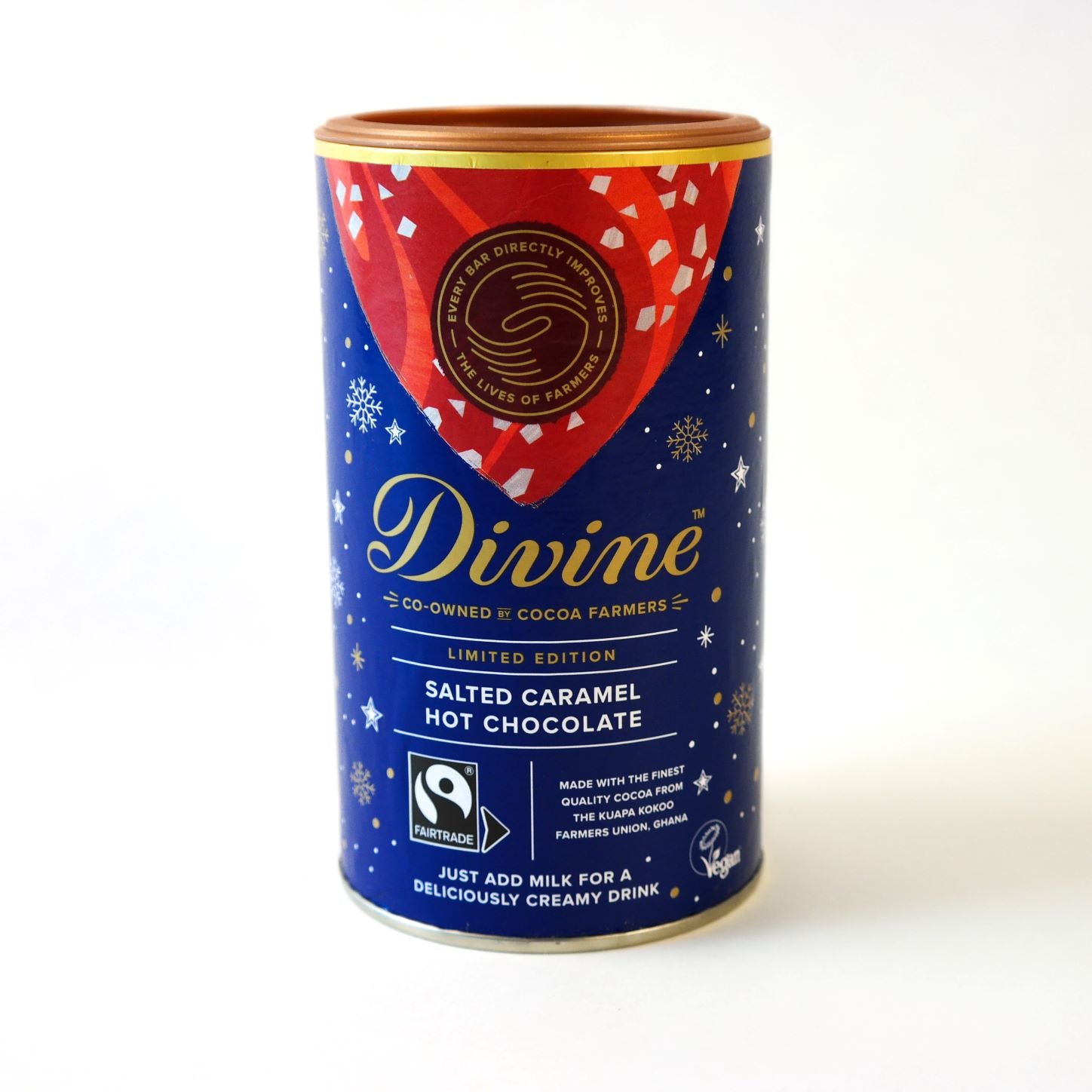 Divine Drinking Chocolate Salted Caramel 300g