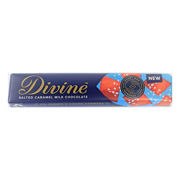 Divine Milk Chocolate with Salted Carmel 35g