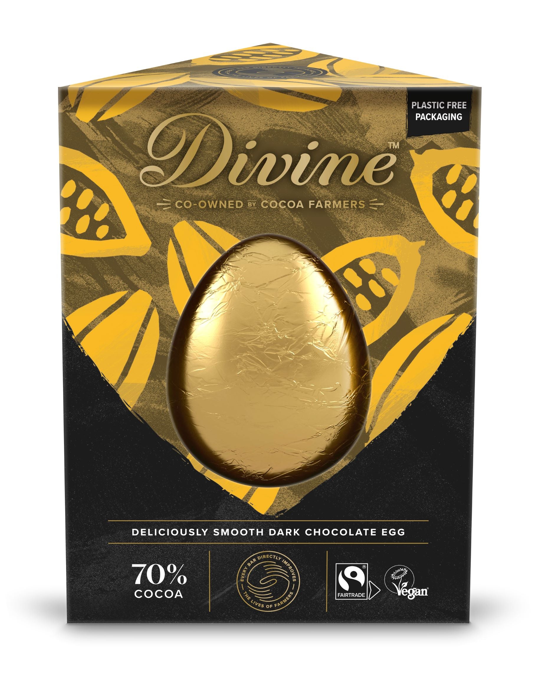 Divine Påskägg med Mörk Choklad 70% 90g