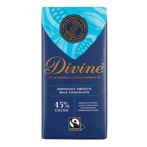 Divine Smooth Milk Chocolate 45% 90g